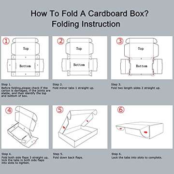 RLAVBL 9x6x2 Inches Shipping Boxes Set of 25, White Small Corrugated Cardboard Box, Mailer Boxes for Packing Small Business