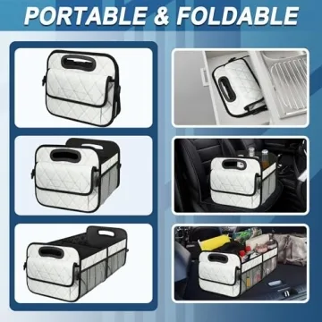 Deosk Car Trunk Organizer - 6 Pocket & Waterproof