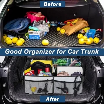 Deosk Car Trunk Organizer - 6 Pocket & Waterproof