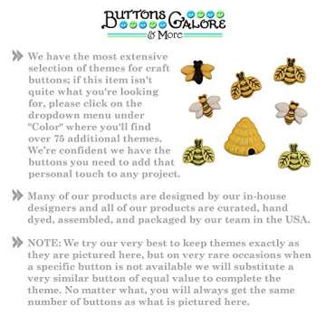 Buttons Galore and More Collection of Novelty Buttons and Embellishments Based on A Variety of Theme...