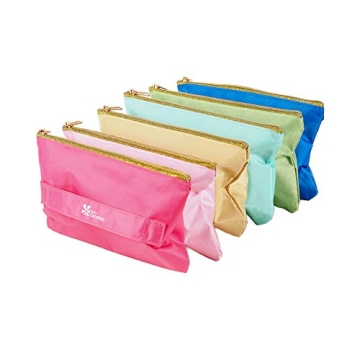 Erin Condren Rainbow Accordion Zipper Pouch - 6 Pouches. Cute Storage for Pens, Pencils, School Supp...