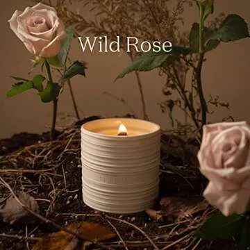 LA JOLIE MUSE Rose Candle - Elegant Gifts For Her