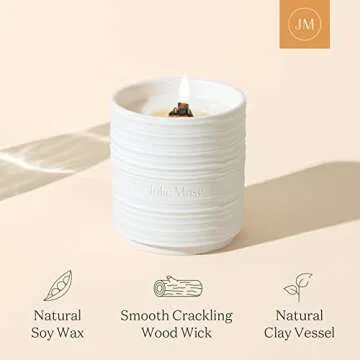 LA JOLIE MUSE Rose Candle - Elegant Gifts For Her