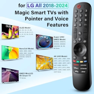 Universal LG TV Magic Remote Control Replacement for UHD OLED QNED Series