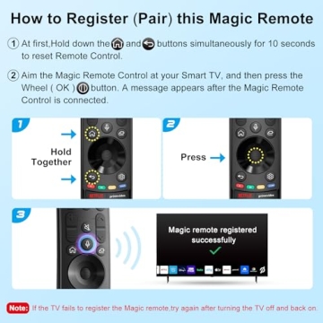 LG TV Magic Remote Replacement with Voice Function