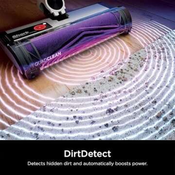Shark IW3615 Detect Pro Cordless Stick Vacuum with HEPA Auto-Empty System, Flexible Wand, Portable H...