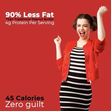 Betty Lou's 100% Organic Powdered Peanut Butter, Gluten Free, Vegan, Low Calorie, All Natural, High Protein, Deliciously Healthy, Just Add Water (1.5 Lbs)