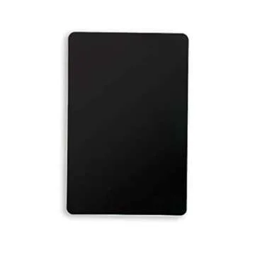 Brybelly Set of 10 Black Plastic Cut Cards for Card Games