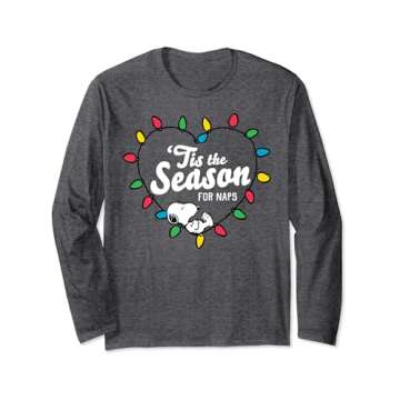 Peanuts Snoopy 'Tis The Season For Naps Long Sleeve T-Shirt