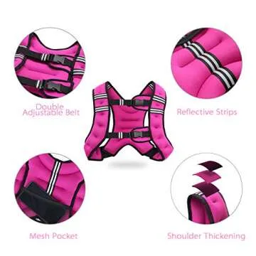 VIVITORY Weighted Vest 11lbs/18lbs for Fitness Training
