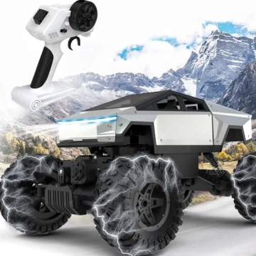 NQD 1:14 Scale Cyber Truck RC Model - 4WD Off-Road Toy with LED Lights