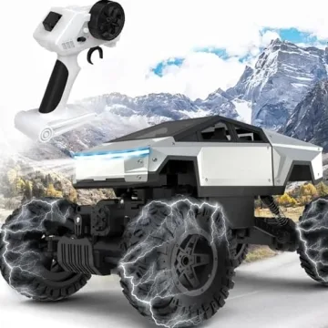 NQD 1:14 Scale Cyber Truck RC Model - 4WD Off-Road Toy with LED Lights