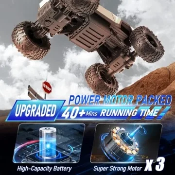 NQD 1:14 Scale Cyber Truck RC Off-Road Toy with LED Lights