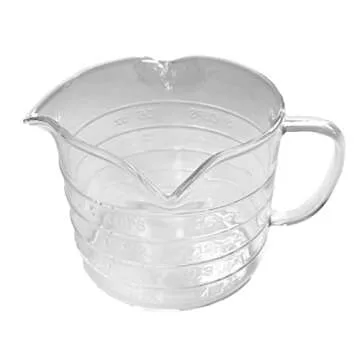 Dozenegg Triple Pour Measuring Cup Glass 16 ounce