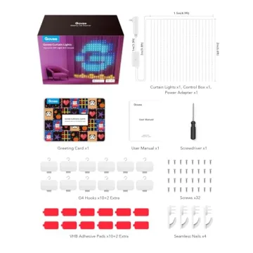 Govee Color Changing Smart Curtain Lights for Decor