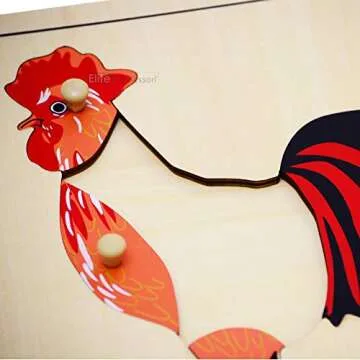 Elite Montessori Rooster Puzzle