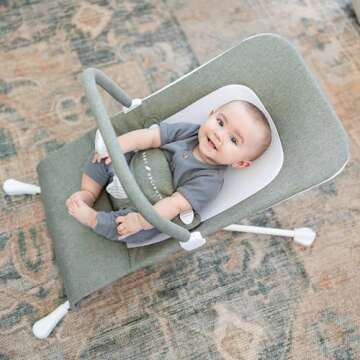 Baby Delight Highland Baby Bouncer | Stylish & Safe for Infants