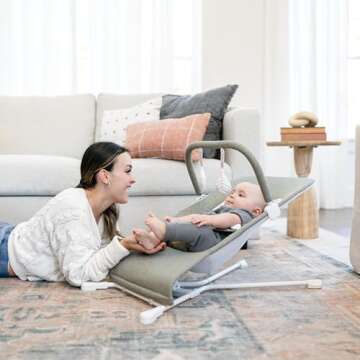 Baby Delight Highland Baby Bouncer | Stylish & Safe for Infants