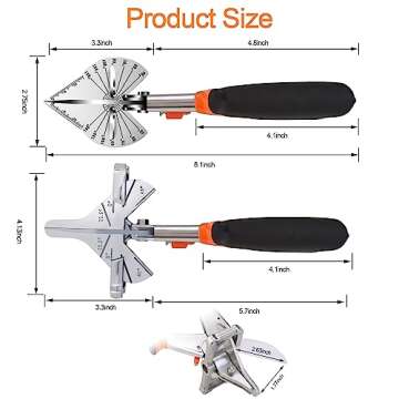 Dekeliy Miter Shears: Precision Cutting Tool for Wood & Plastic