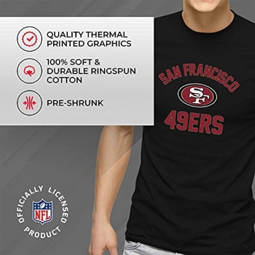 San Francisco 49ers Gameday T-Shirt Comfort Fit Fan Apparel