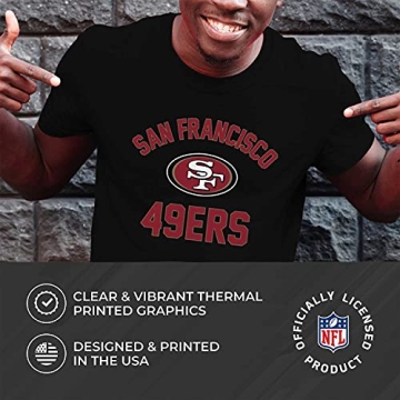 San Francisco 49ers Gameday T-Shirt Comfort Fit Fan Apparel