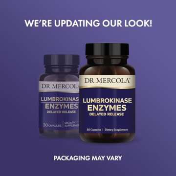 Dr. Mercola Lumbrokinase Enzymes Delayed Release, 30 Servings (30 Capsules), Dietary Supplement, Sup...