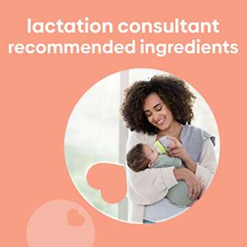 Upspring Milkflow Lactation Supplement Drink Mix – Milk Lactation Supplement to Support Breast Milk Production with Fenugreek and Blessed Thistle, Chocolate Flavor, 18 Servings