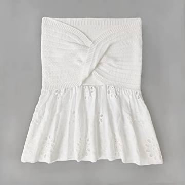 MISSACTIVER Stylish Strapless Crop Top for Women