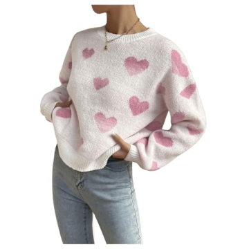 Stylish SweatyRocks Women’s Cable Knit Pullover Sweater