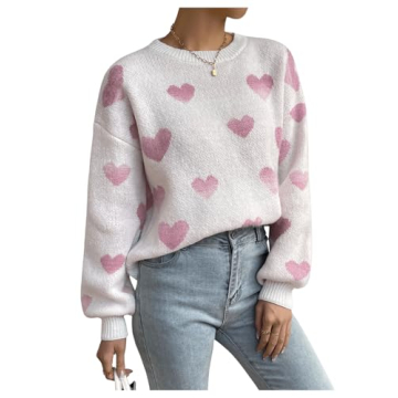 Stylish SweatyRocks Women’s Cable Knit Pullover Sweater