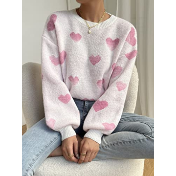 Stylish SweatyRocks Women’s Cable Knit Pullover Sweater