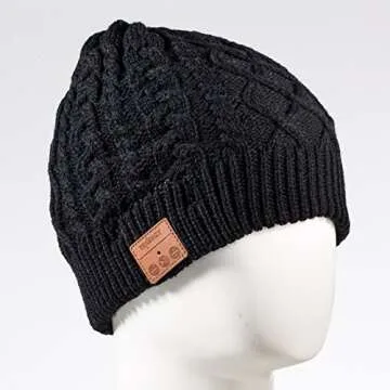 Tenergy Bluetooth Beanie Hat with Speakers & Microphone