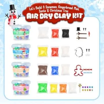 Christmas Stocking Stuffers for Kids - Christmas Crafts - Build a Snowman, Gingerbread Man, Santa & ...