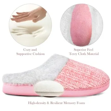 Comfortable Memory Foam Slippers for Women - Cozy & Non-slip