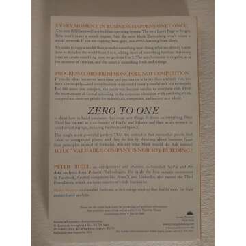 Zero To One(Paperback) - 2014 Edition