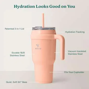 Reduce 40 oz Stainless Steel Tumbler - Drink in Style