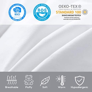 Luxurious Goose Down Comforter King - Hungarian 800 TC