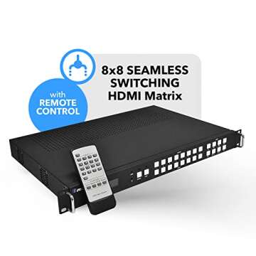 OREI 4K HDMI Matrix Video Wall - Seamless Switching