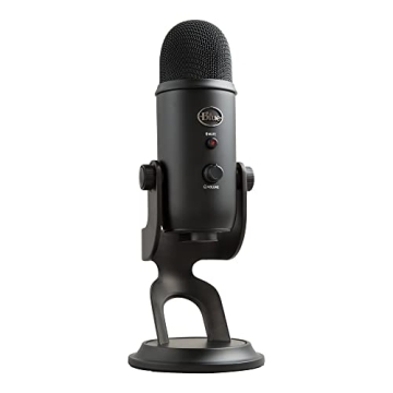 Blue Yeti Blackout USB Microphone - Renewed