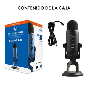 Blue Yeti Blackout USB Microphone - Renewed