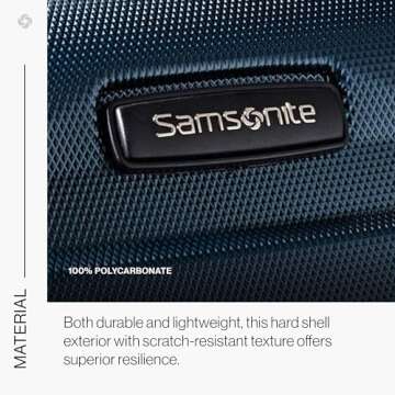 Durable Samsonite Omni PC Hardside Luggage for Travelers