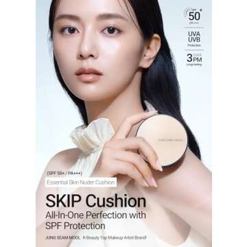 [JUNGSAEMMOOL OFFICIAL] Essential Skin Nuder Cushion (Medium) | Refill not Included | Foundation Mak...