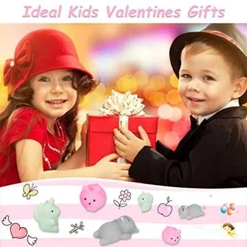 6PCS Squishy Toys for Kids - 3 Large + 3 Small Kawaii Mochi Squishy Stress Relievers, Cute Rabbit & taba Squishy Cat Party Favors, Anxiety Relief Toys