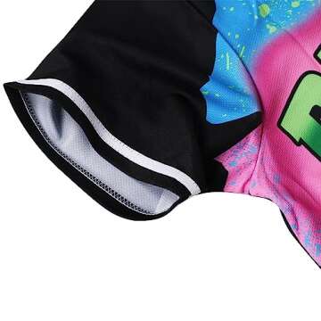 Amzdest 90s Clothing for Women, Unisex Hip Hop Party, Bel Air 23 Baseball Jersey Short Sleeve Button Down Shirt (23Black, Medium)