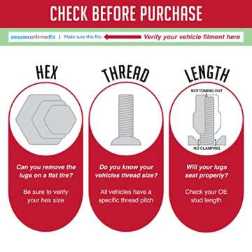 Spiked 4.4" Long Lug Nuts for Chevy Ford Ram Trucks