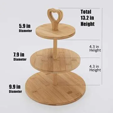 Fall Tiered Tray Stand: 3 Tier Cupcake & Seasonal Display