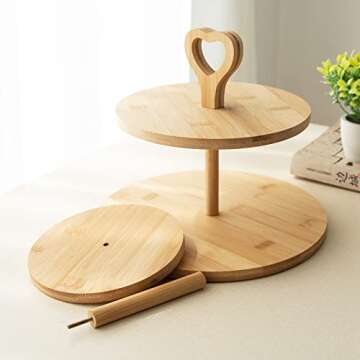 Fall Tiered Tray Stand: 3 Tier Cupcake & Seasonal Display