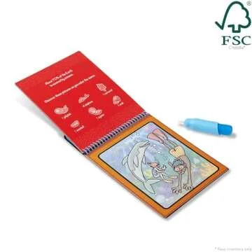 Melissa & Doug On the Go Water Wow! Reusable Color with Water Travel Toy Activity Pad with Chunky Water Pen 3-Pack (Dinosaurs, Adventure, Space) - FSC Certified