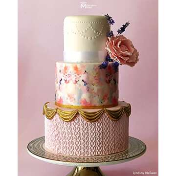 Marvelous Molds Large Draped Swag Mold, Non-Stick Silicone Mold for Cake Decorating. Sugarcraft Cookies, Cupcakes with Fondant, Gum Paste, Chocolate. Drape Swag in Resin, Clay, Wax, Soap, Plaster