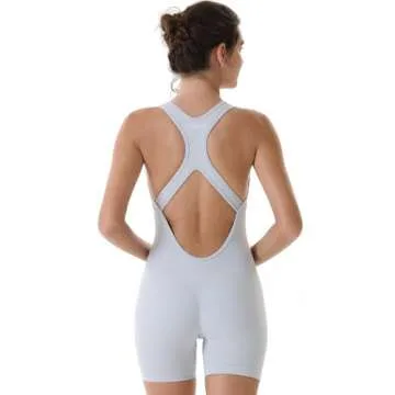 AUROLA Power Yoga Romper - Seamless Workout Jumpsuit